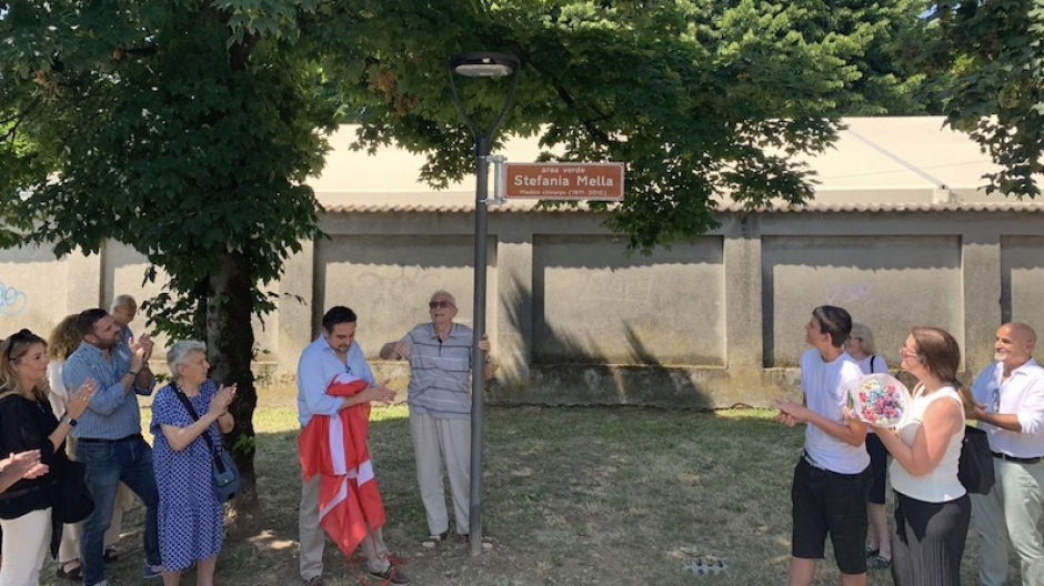 Pernate, un'area verde intitolata a Stefania Mella